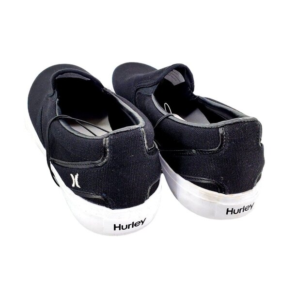 Hurley 9.5 Sneaker Men Arlo Slip On Loafer Canvas Casual Retro Classic Shoe - Picture 9 of 12